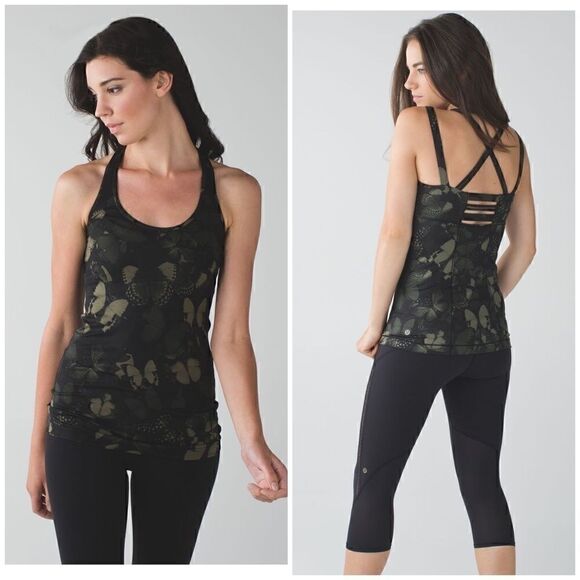 Lululemon Cool Racerback Biggie So Fly Butterfly 2 - Picture 1 of 7